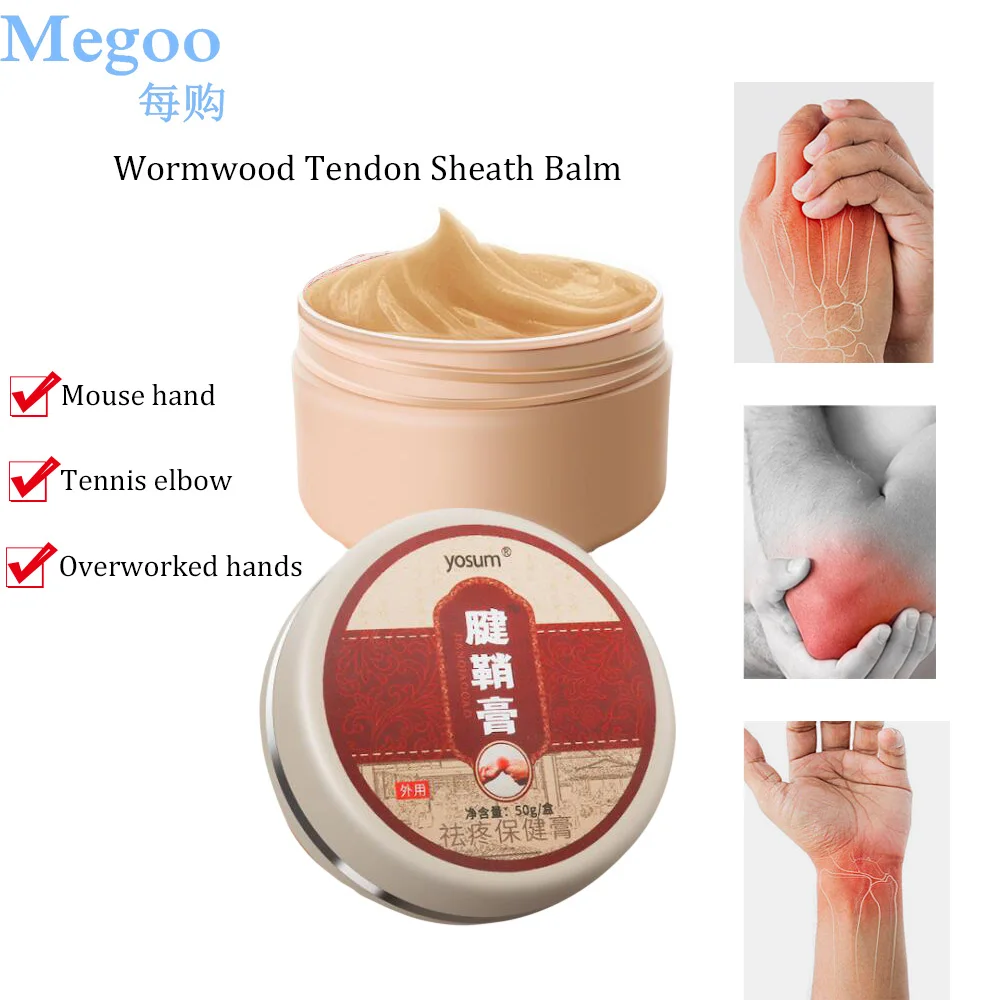 

50g/Box Hand Wrist Thumb Finger Pain Relief Arthritis Ointment Tendon Sheath Tenosynovitis Therapy Cream Painkiller Plaster