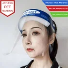 Прозрачная пластиковая маска для защитный лицевой экран для лица, противотуманная защита от брызг, изоляционная защитная маска на все лицо