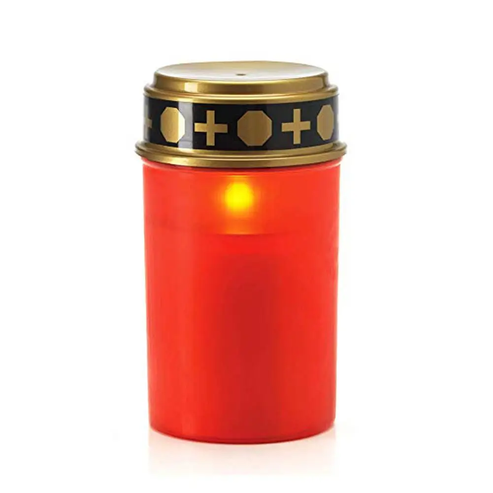 Беспламенного Чай светильник кладбище солнечной лампы электронные свечи