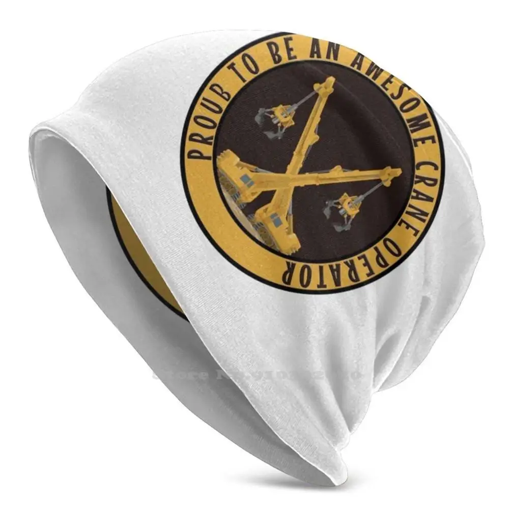 

Crane Operator New Diy Print Beanies Hats Winter Hedging Cap Crane Operator Crane Construction Heavy Equipment Heavy Equipment