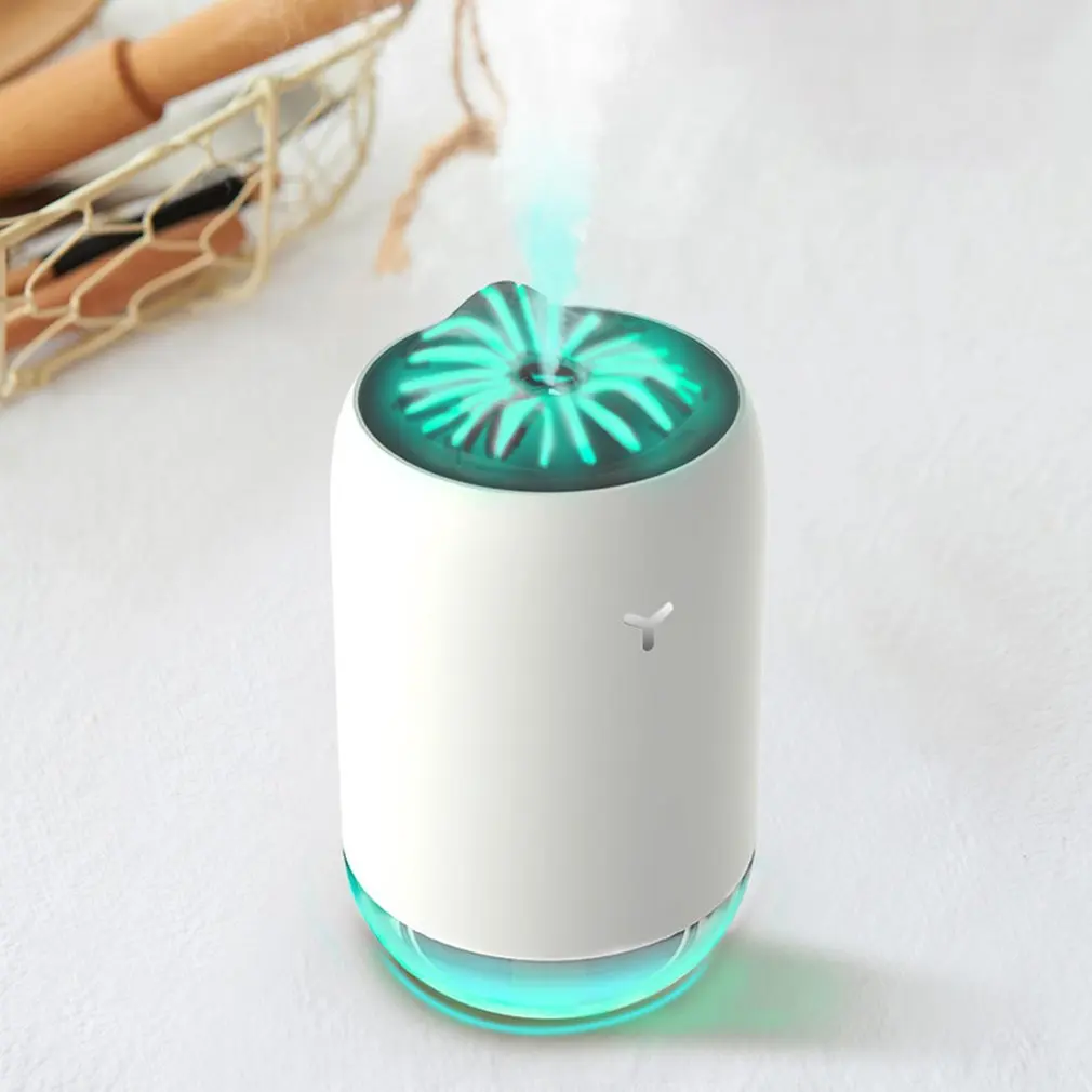 

Portable Flame Air Humidifier Home Humidify USB Fogger Mist Maker With Led Night Light Lamp Face Steamer Diffuser