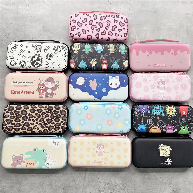 Cute Cartoon Anime Storage Bag For Nintendo Switch Portable Travel Carry Protective Case OLED Game Console Box Shell |