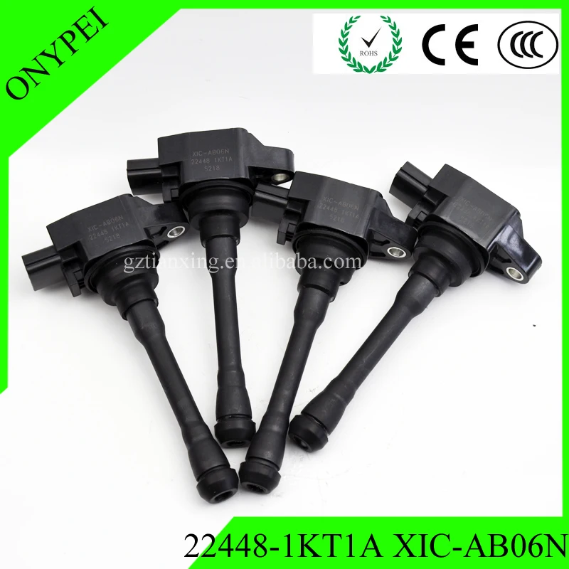 22448 1KT1A XIC AB06N катушки зажигания для Nissan Altima космического аппарата изгой 2.5L Sentra куб