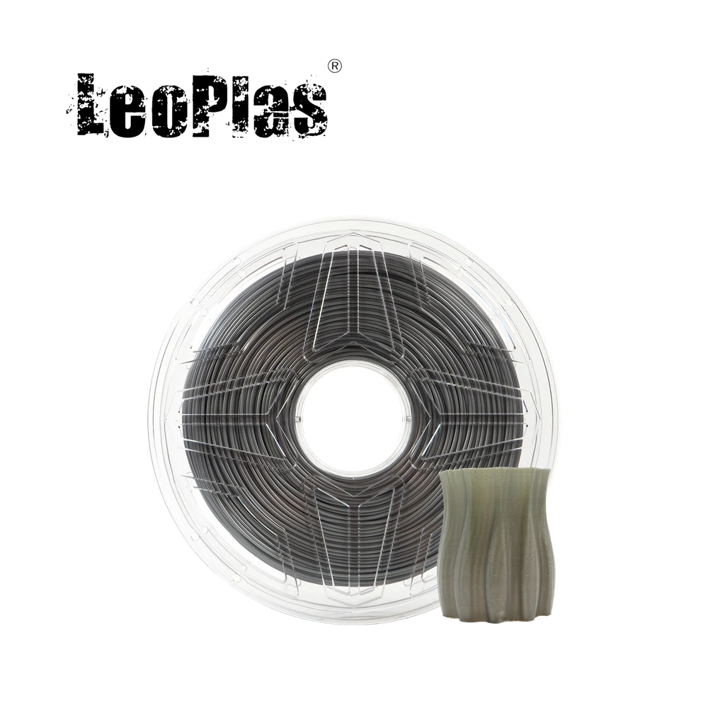 

LeoPlas 1.75mm Gray Grey PETG Filament 1kg For FDM 3D Printer Pen Consumables Printing Supplies Plastic Material