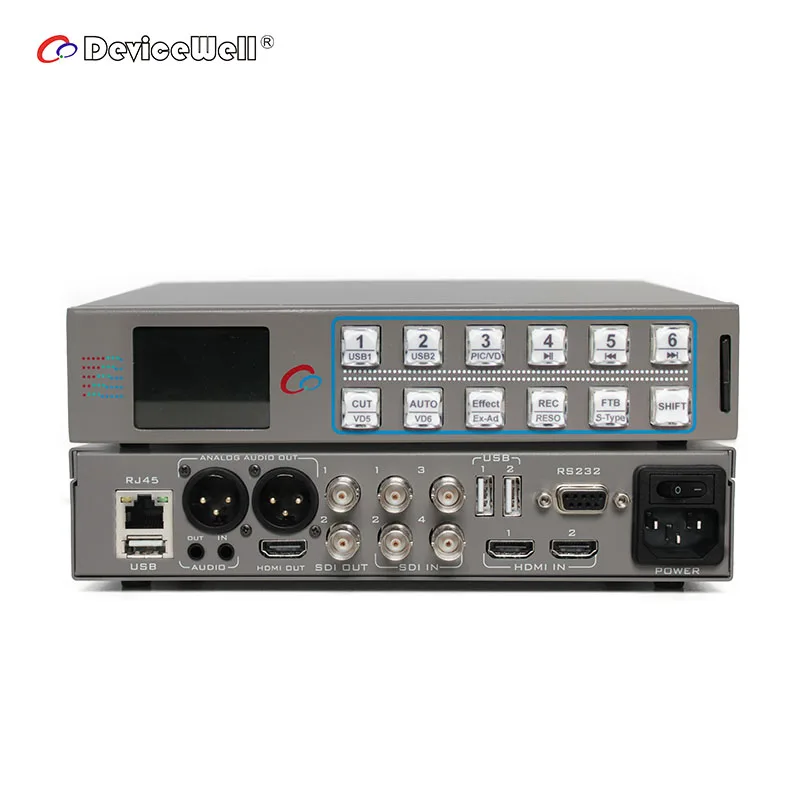 

Видеомикшер DeviceWell HDS7103 All Sixe Video SDI