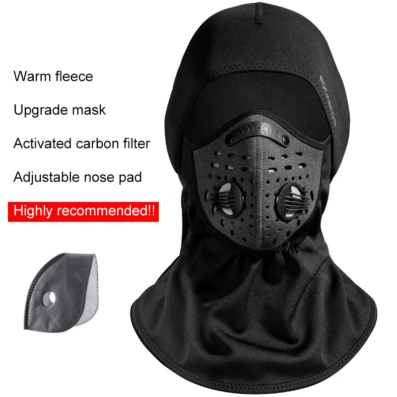 1 Piece Winter Outdoors Riding Headgear Mask Windbreak Head Cover Men Women Fleece Collar Cold Proof Anti Haze | Спорт и развлечения