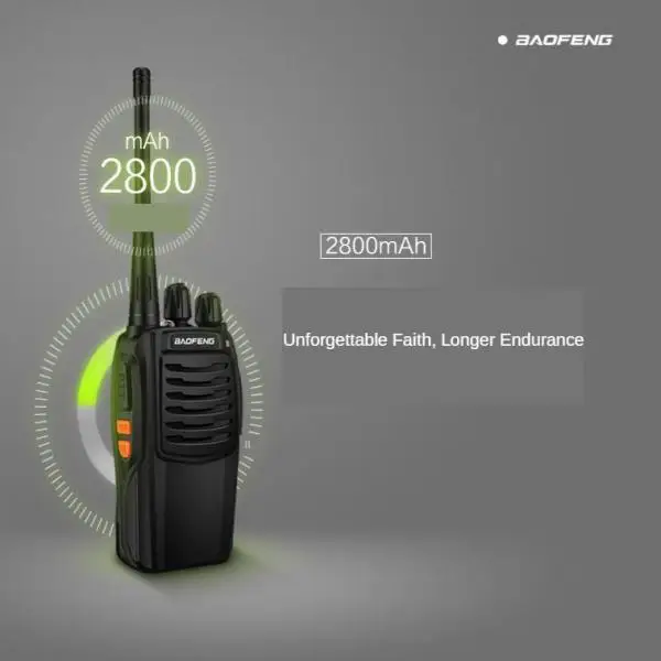Baofeng BF-C1 Walkie Talkie Two Way Radio Set w/ Flashlight Long Range 16 CH