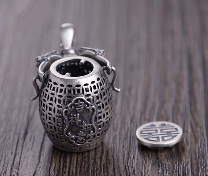 Золотистый олень король S925 серебро ретро крафт коллекция женщины благоприятный