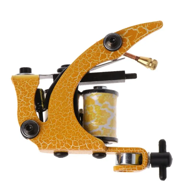 

Design Pro Tattoo Machine Gun Shader Liner 8 Wrap Coils For Power Supply