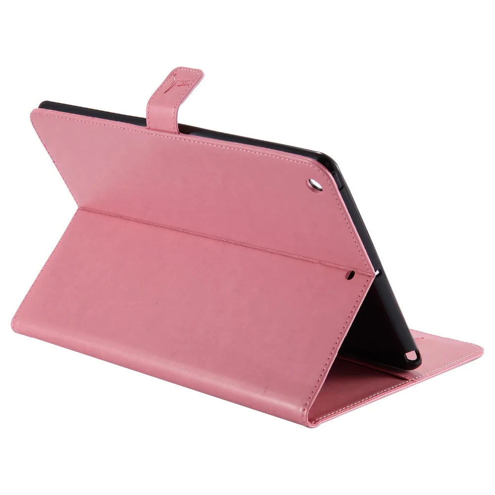 Модный чехол Funda для iPad 9 7 2017 милая девушка &amp Бабочка Кот Стенд PU кожаный нового