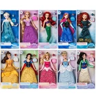 Disney Store оригинальные куклы принцессы Рапунцель Ариэль Эльза Анна Аврора Золушка Белль игрушки для детей Рождественский подарок