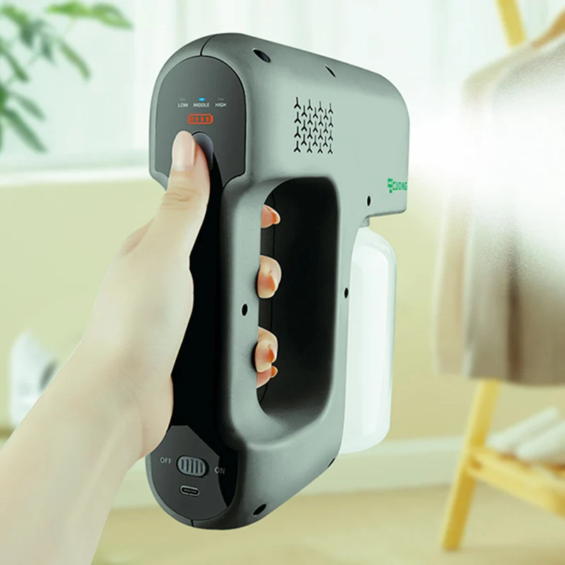 

New Arrival Wireless Disinfectant Sprayers Blu-ray Disinfection Spray Gun Portable USB Charging Fine Atomization Nano Atomizer