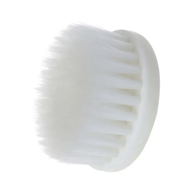 

High Quality 60mm White Soft Drill Powered Brush Head For Cleaning Car Carpet Bath Fabric Brand New