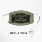 Пылезащитная маска для рта Передняя против врага, хлопковая маска для лица от загрязнения, маска для вечерние