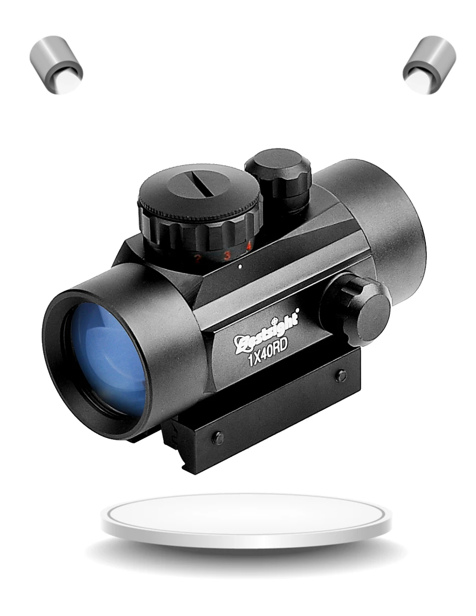 B bestsight 1x40 2x40 3x44 прицел с красной зеленой точечной подсветкой дальномер охотничий прицел 11 мм и 20 мм Вивер