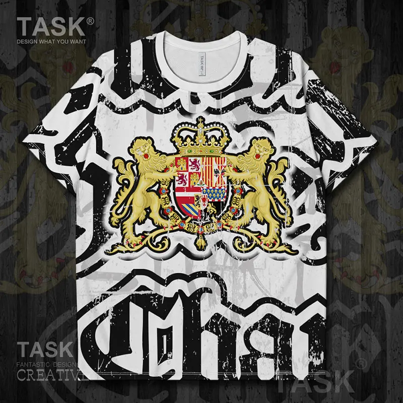 

Charles II 2nd second holy roman empire king emperor history Quick Dry t shirt mens Fitness Running tracksuit summer clothes