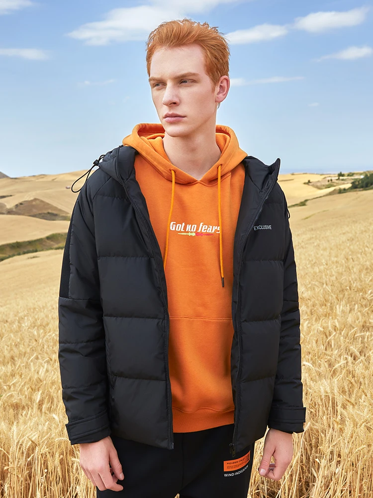 Пионерский лагерь новинка мужской пуховик обычная одежда зимние короткие