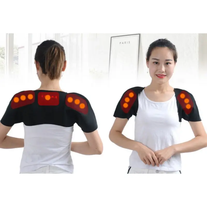 Удобная подставка для спины и плеч с самостоятельным нагревом дышащая