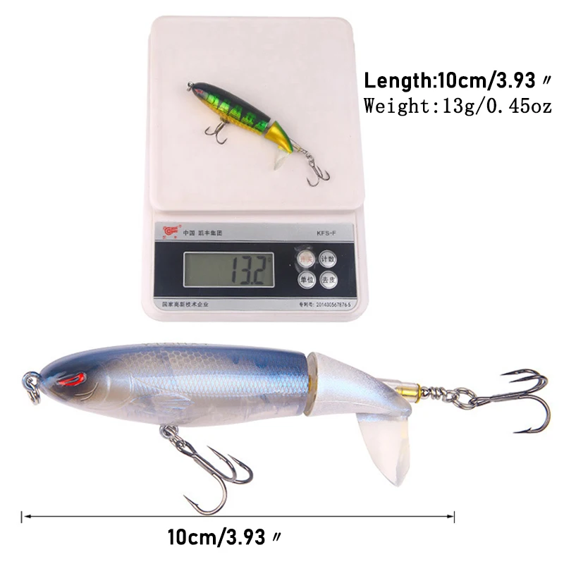 Ankeyeng 8 шт Whopper plopper 10 см/13 г плавающий Поппер рыболовная приманка искусственная