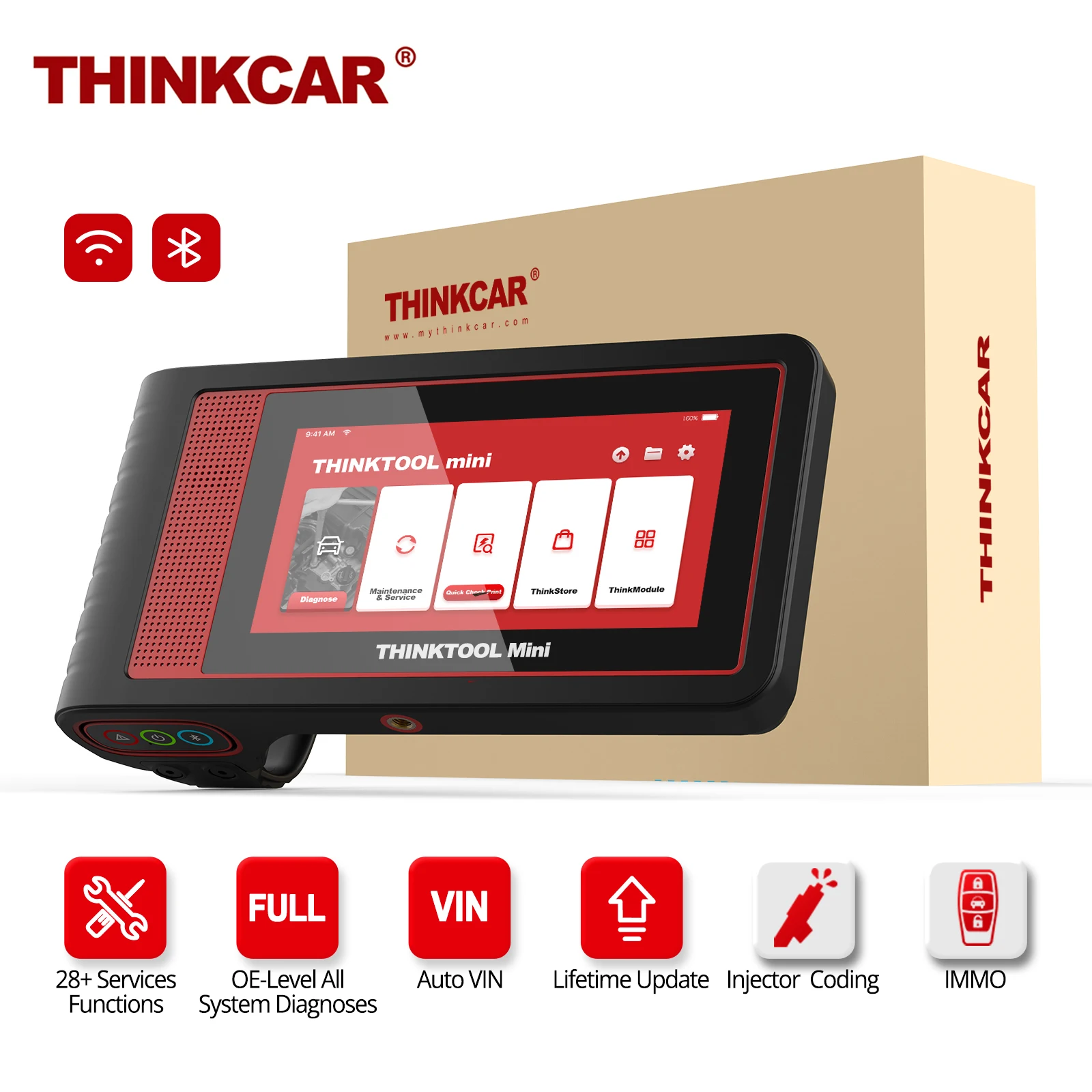 Диагностический сканер Thinktool OBD2 миниатюрный инструмент для полной диагностики