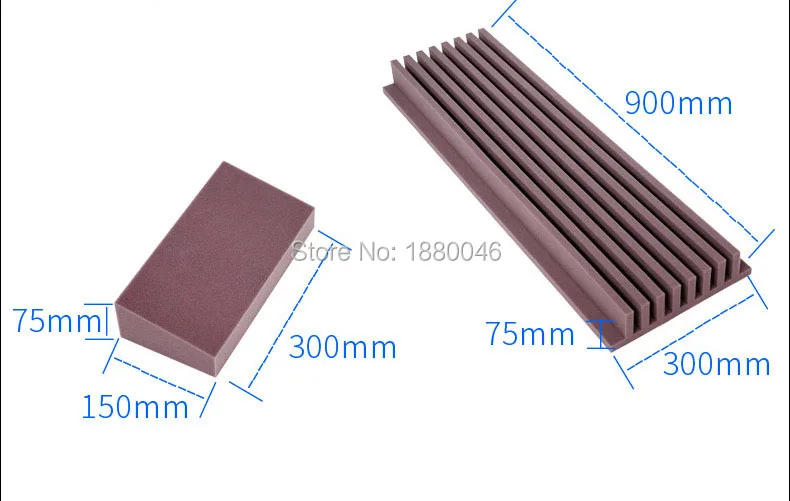 4 шт./упаковка звукопоглощающие панели из пеноматериала