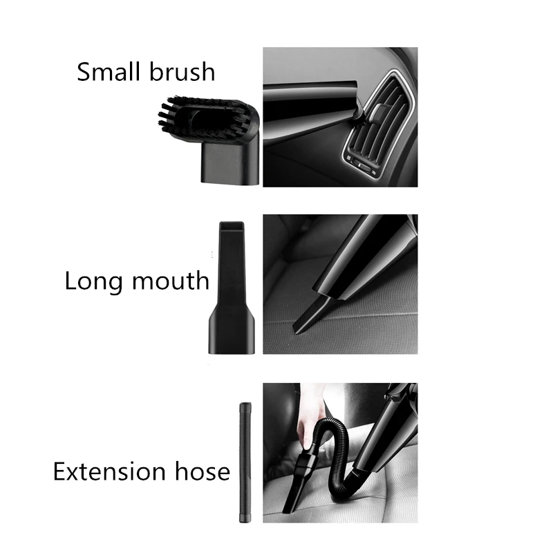 

Wireless/Wired Vacuum Cleaner Aspirador Mini Handheld Portable 120W Home Car Dry And Wet Aspiradora Para Auto Aspirateur Voiture