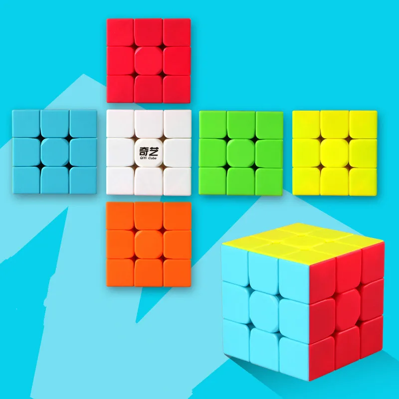 3X3X3 магический куб 3 на 3 куб 60 мм скорость для карманных наклеек Головоломка Куб профессиональные Развивающие игрушки для детей