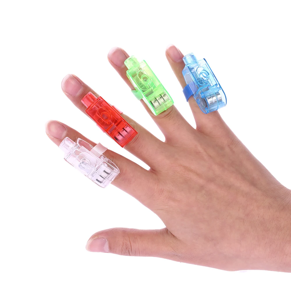 Светодиодный светильник на палец s лазерный мигающий кольцевой яркий фонарь