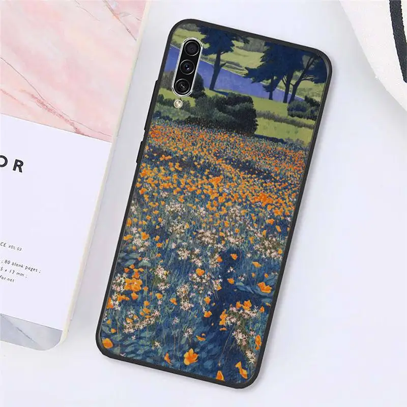 

van gogh art painting pattern Phone Case For Samsung galaxy S 9 10 20 A 10 21 30 31 40 50 51 71 s note 20 j 4 2018 plus