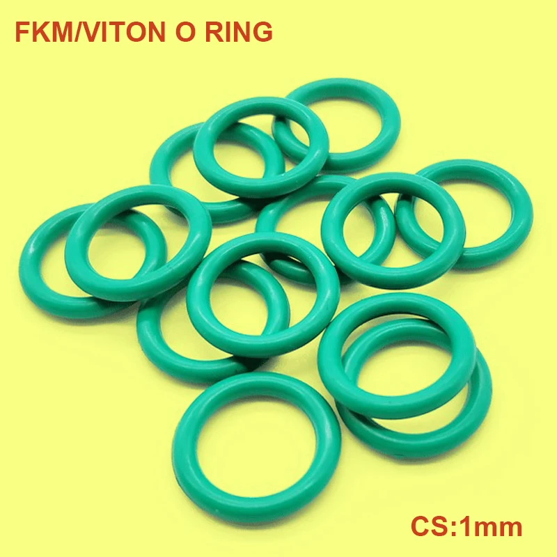 

FKM VITON O RING Fluorine Rubber Oil Seal Washer Gasket CS 1mm O-Rings