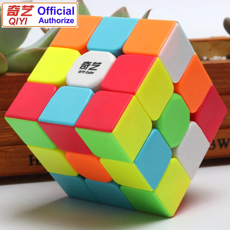 Magic Cube гладкая дизайн QiYi Warrior W 3x3x3 магический куб игрушки для детей скоростной