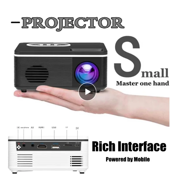 

LEJIADA S361 1080P Mini Projector Replace Television Camara Integral Home Projector For Mobile Smartphone Theater Projectors