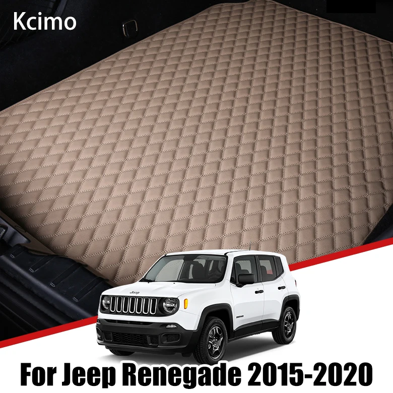 

Кожаный коврик для багажника автомобиля для Jeep Renegade BU 2015 ~ 2020, багажник подкладка для сапог, аксессуары для автомобиля, украшение 2016, 2017, 2018, ...