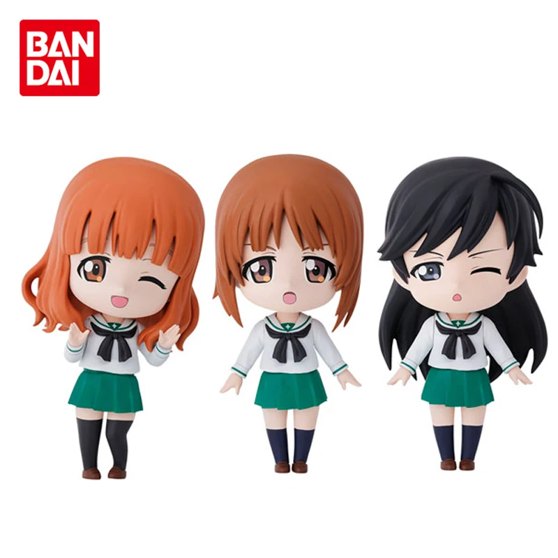 

Bandai Petiture-rise Assembled Model GIRLS Und PANZER Der Film Nishizumi Miho Saori Takebe Hana Isuzu Anime Action Figure Toys