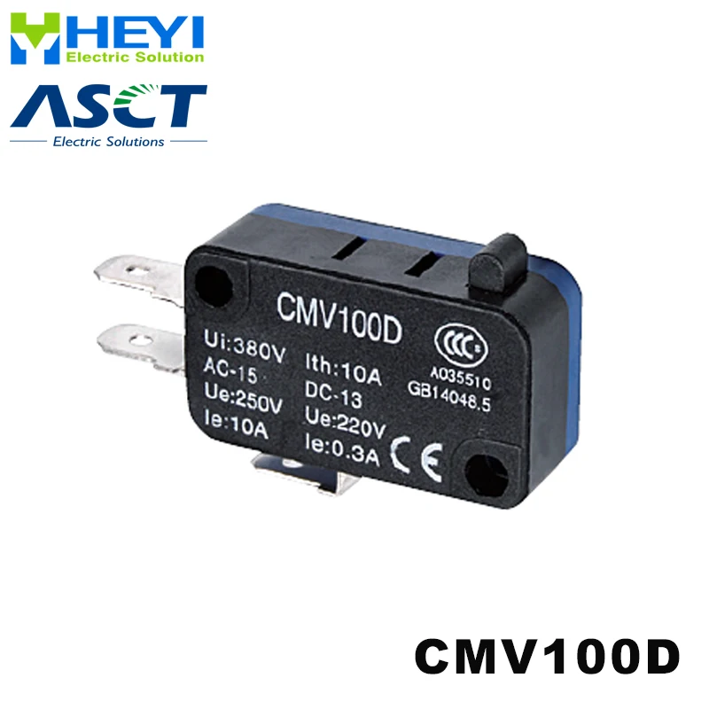 CMV100D маленький концевой выключатель 220V 0.3A SPDT мгновенный Микровыключатель