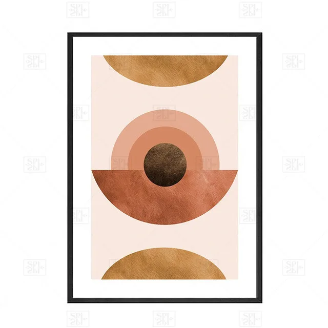 

Abstract Letter Poster Boho Style Canvas Painting Oranges Tree Girl Wall Pictures for Living Room Nordic Decoration Home Art
