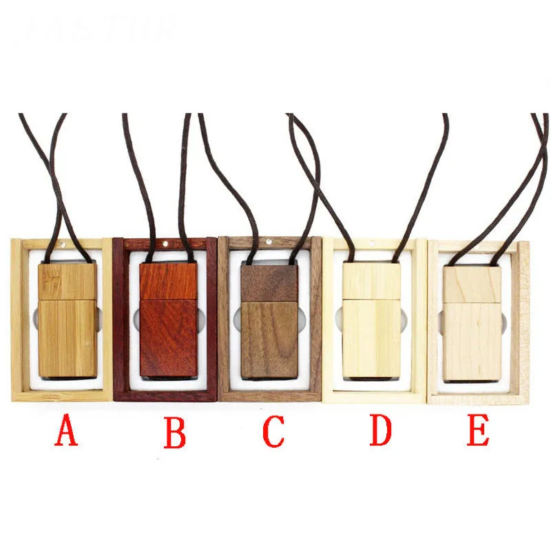 JASTER Red wood usb 2,0 флеш-накопитель с бамбуковой коробкой(более 10 шт. бесплатный логотип
