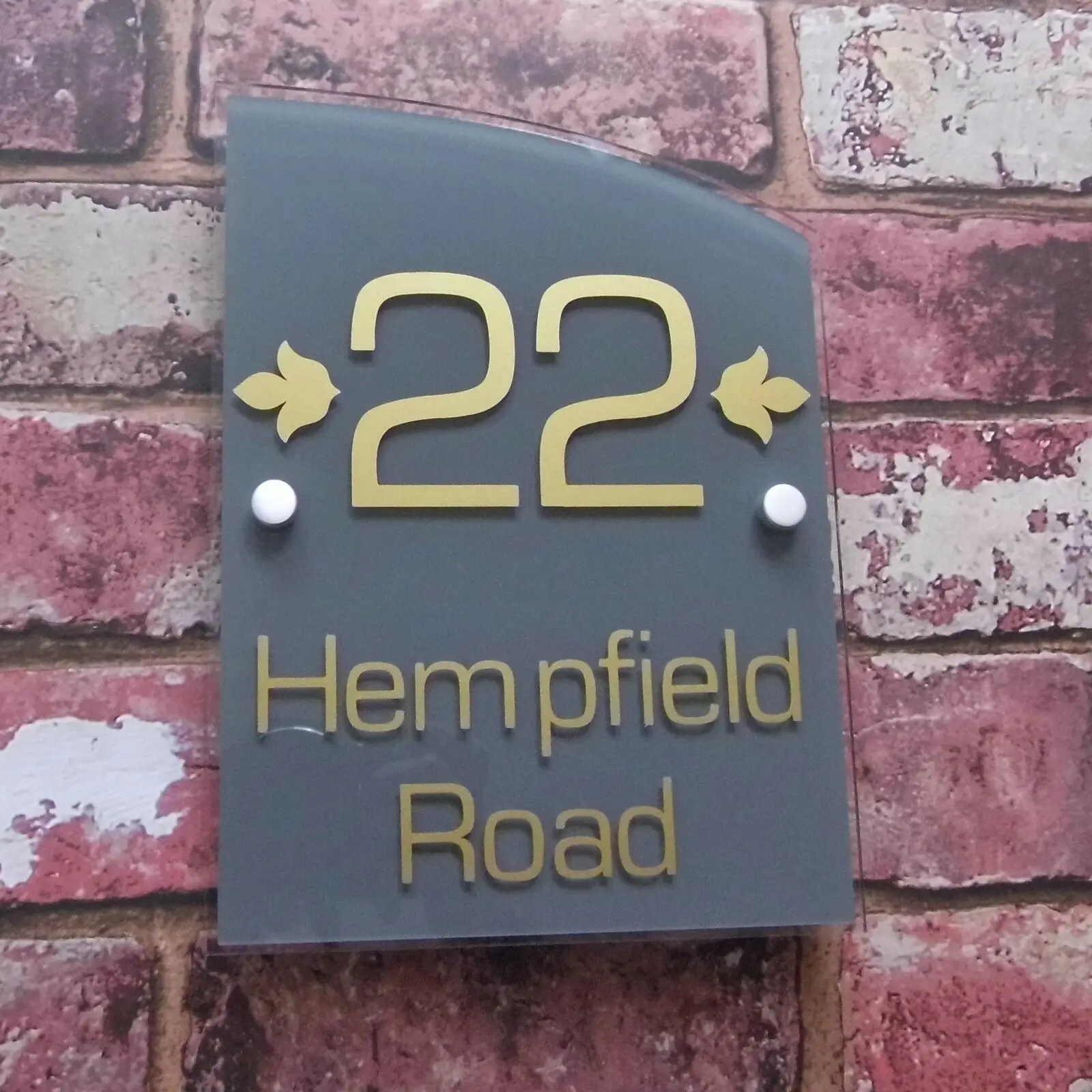 Современные таблички с номерами для дома доступные цвета улицы | Обустройство