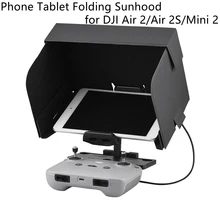 for DJI MAVIC 3/Air 2/Air 2S/Mini 2 Remote Control Phone Tablet Folding Sunhood Drone Controller Hood Tablet Holder RC Accessory