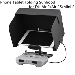 for dji mavic 3air 2air 2smini 2 remote control phone tablet folding sunhood drone controller hood tablet holder rc accessory free global shipping