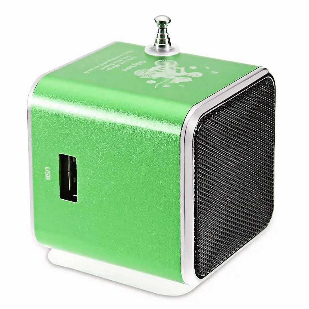 Мини динамик FM Bluetooth TF USB Функция Поддержка портативный мини стерео s цифровой LCD
