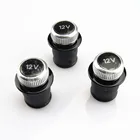 Автомобильный Стайлинг RWSYPL, хромированный пылезащитный чехол для прикуривателя, заглушка 12 В, крышка для розетки для A3, A4, B7, B8, A5, A6, C6, C7, A7, Q3, Q5, 8W0919311