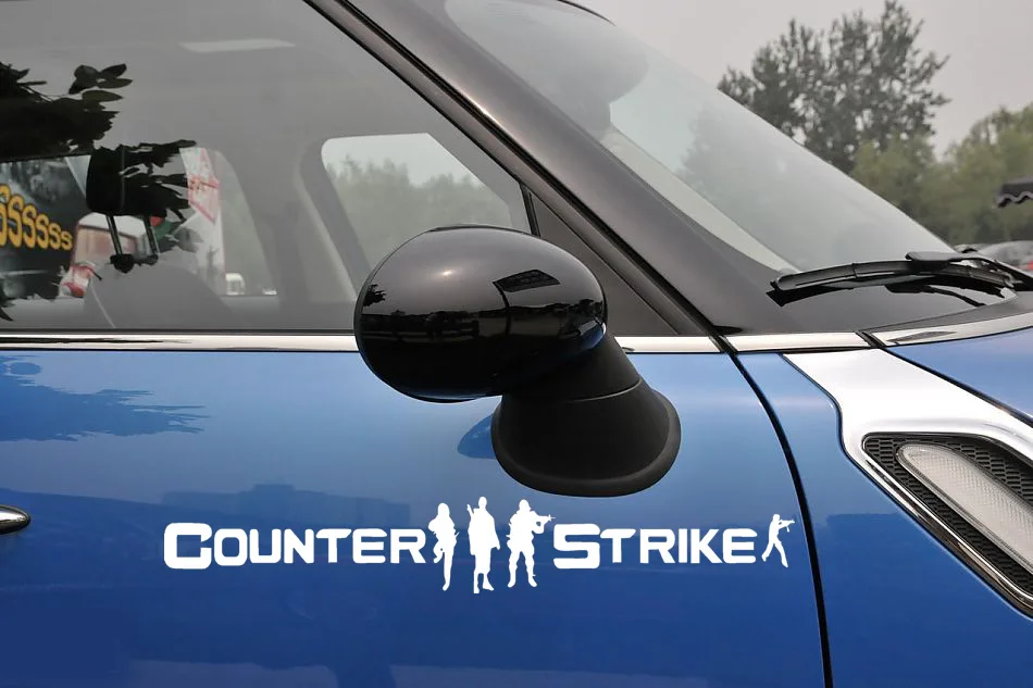 Наклейки для автомобиля 2 шт. Прилавок Strike CS половинная жизнь игра забавные
