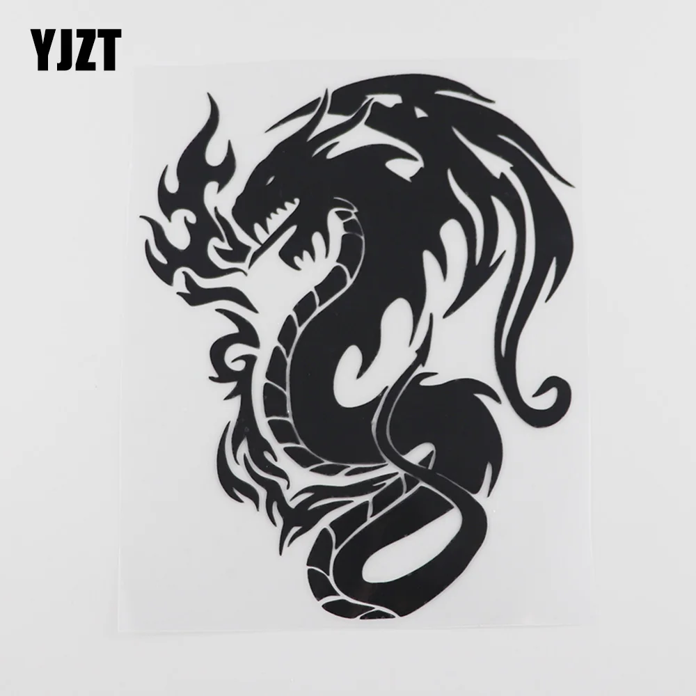 

YJZT, 14 см х 17,2 см, этнический дракон, мифическое существо, искусство, автомобиль, грузовик, Виниловая наклейка для автомобиля 13C-0167