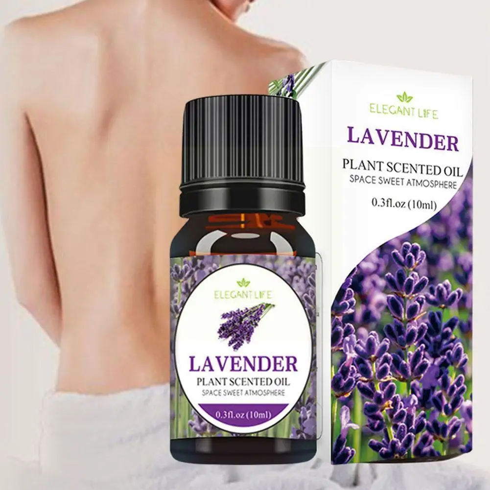 

10ml Lavender Pure Essential Oils For Aromatic Aromatherapy Stress Relieve Sleep Massage Oil Help Essential Plant Body Y4T2