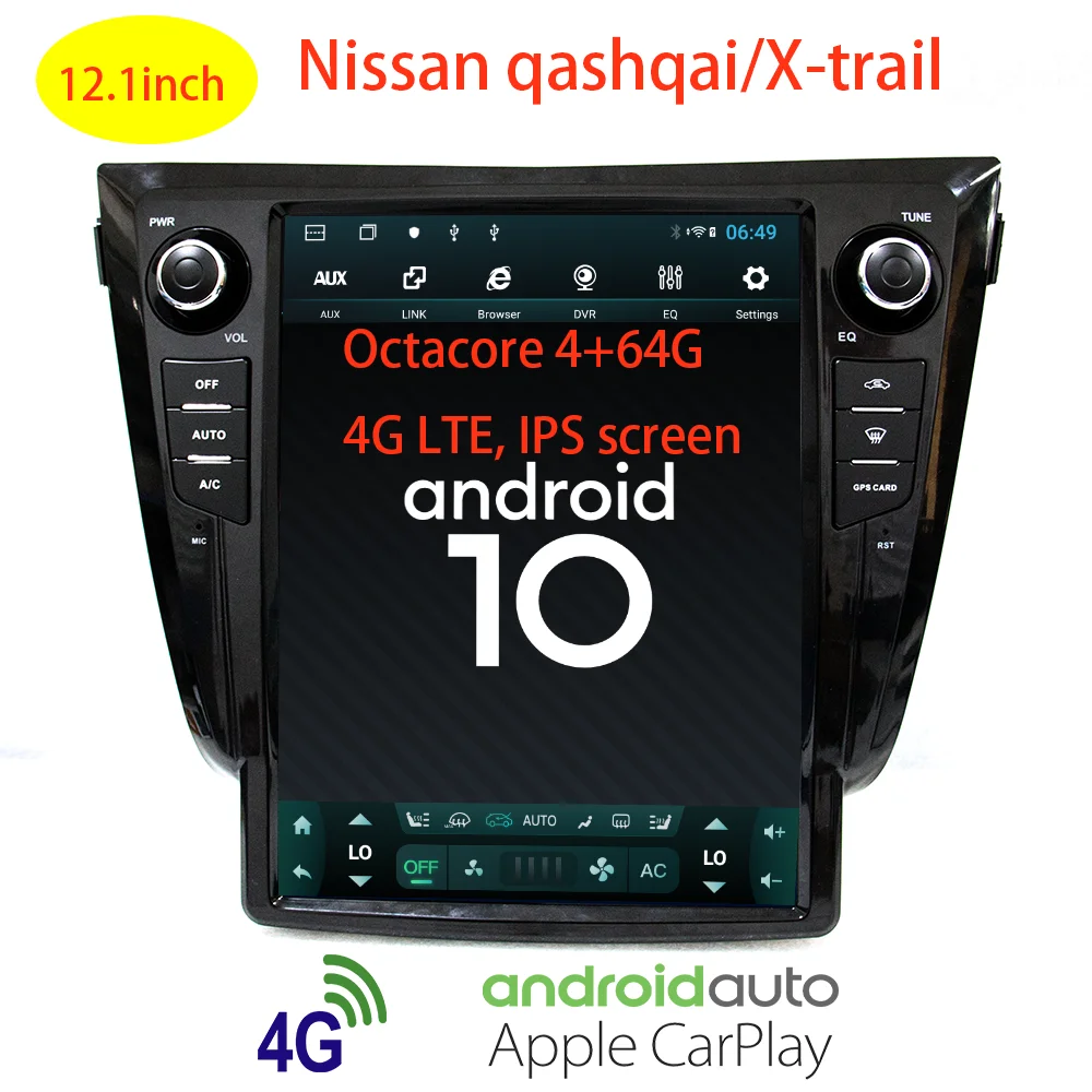 Автомагнитола Tesla для Nissan Qashqai j11 X trail Xtrail 2013/17 мультимедийный видеоплеер
