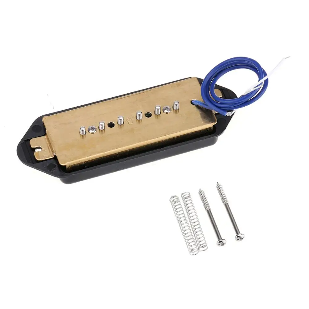 wilkinson niedrigen gauss ikonische sound keramik p90 dogear stil single coil brücke pickup für sglp elektrische gitarre schwarz free glob