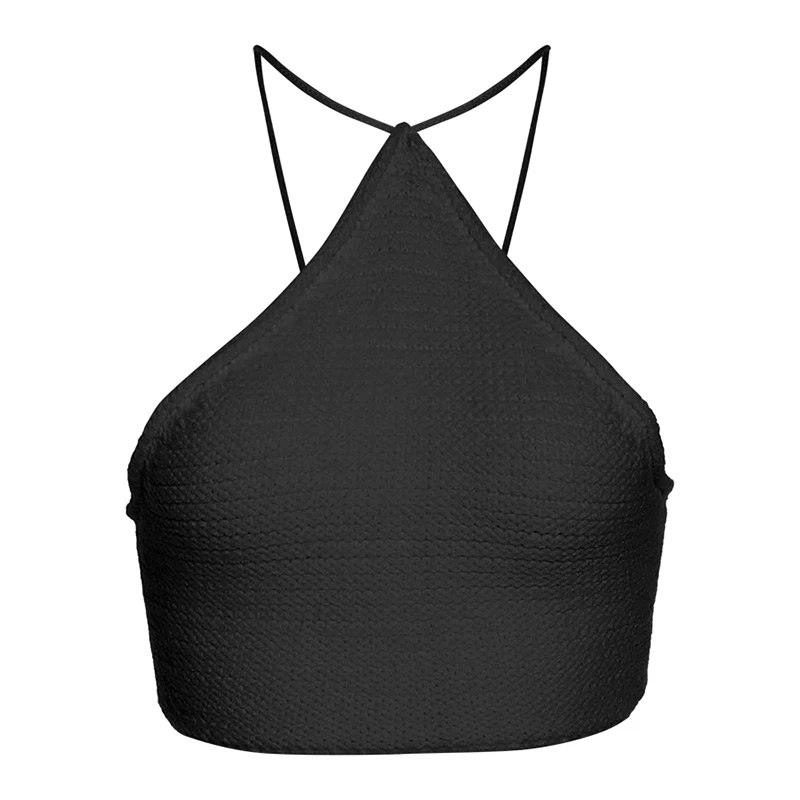 

Ladies sexy camisole Fashion 2021 summer trend women's new style hanging neck straps halter slim bottoming simple vest sexy