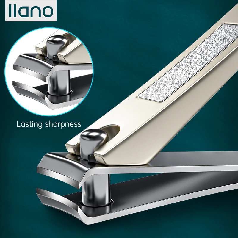 

LLANO Manicure Set kit Pedicure Tools Professional Nail Clippers Set Stainless steel 4 in 1 Nail Tool Art Portable Nail Cutter