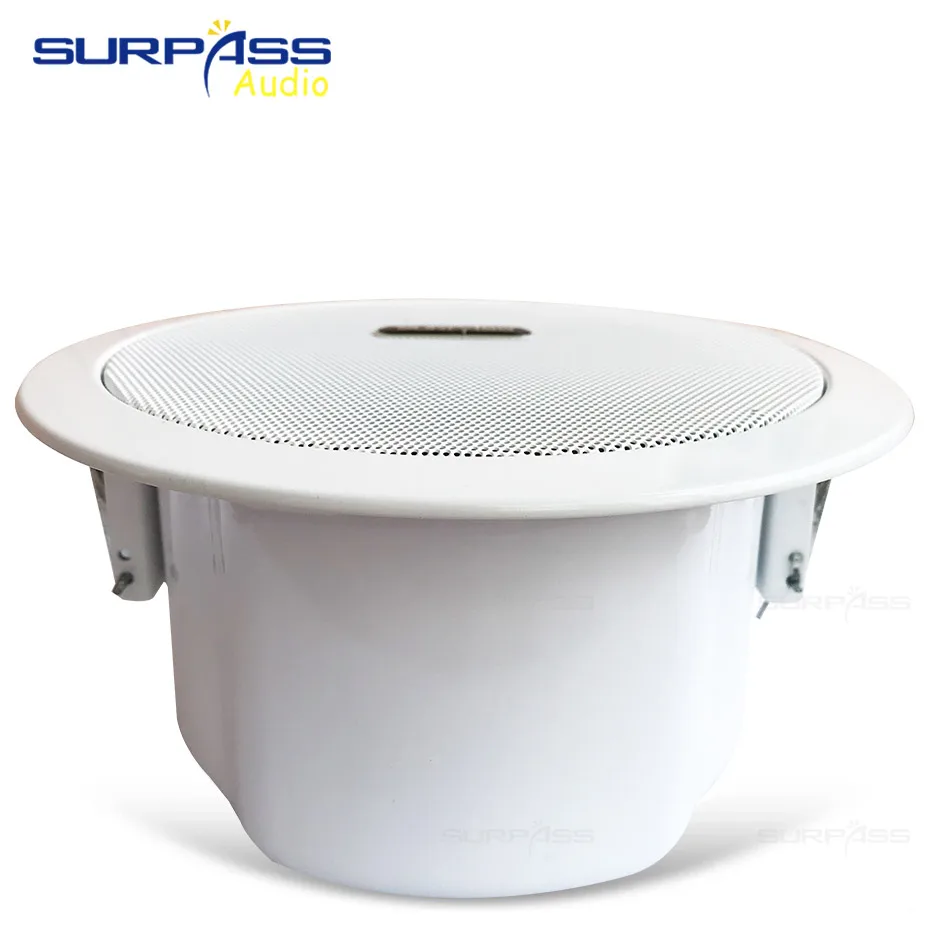 6 5 дюймовый потолочный динамик с задней крышкой для домашней фоновой музыкальной